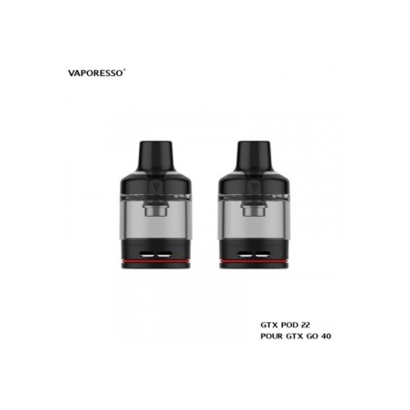 CARTOUCHE GTX GO 40 POD 22 3.5ML - VAPORESSO