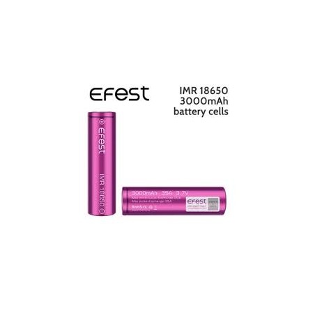 ACCU PURPLE 18650 - 3000mAh - 35A - EFEST