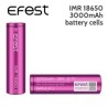 ACCU PURPLE 18650 - 3000mAh - 35A - EFEST